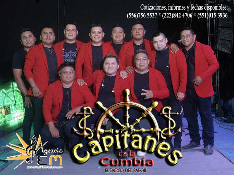 capitanes de la cumbia cuanto cobra contrataciones telefonos informes