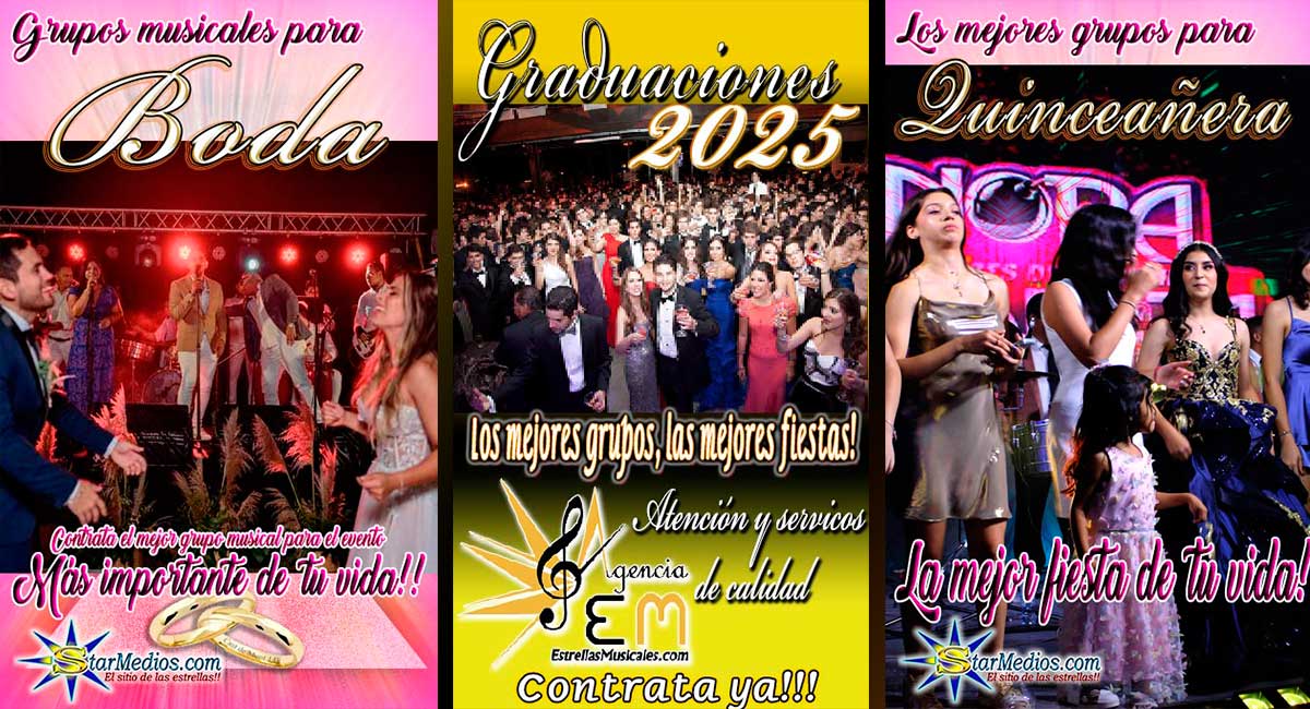 Contratacion de grupos musicales para graduaciones